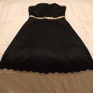 Black Strapless Dress